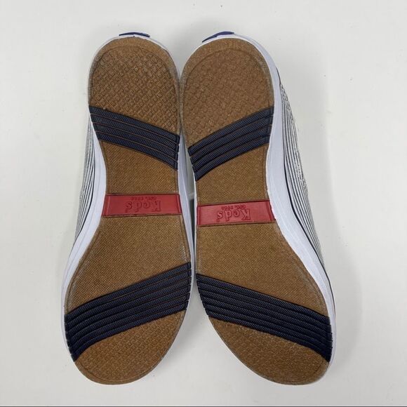 Keds Mule Sneaker Gray Stripe Canvas Slip On Casual Women’s Size 6.5 - Picture 8 of 8